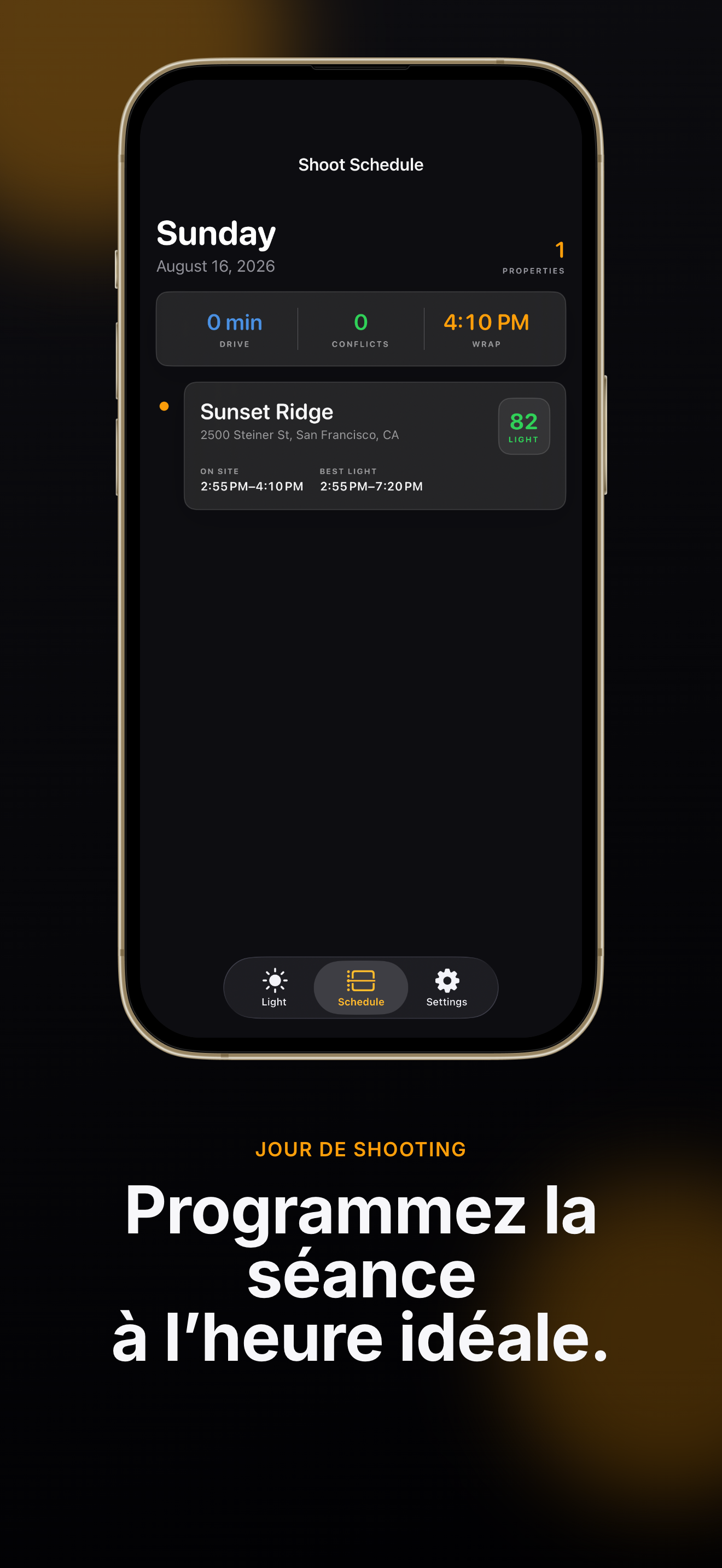 PropLight Planificateur photo immobilier sur votre iPhone — 04-device-top.png